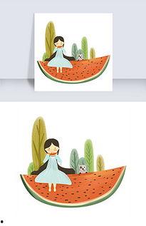 吃瓜娱乐的背景图片素材